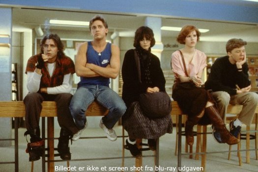 The Breakfast Club blu-ray anmeldelse The Breakfast Club blu-ray anmeldelse