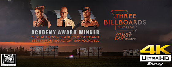 Three Billboards Outside Ebbing, Missouri UHD 4K blu-ray anmeldelse Three Billboards Outside Ebbing, Missouri UHD 4K blu-ray anmeldelse