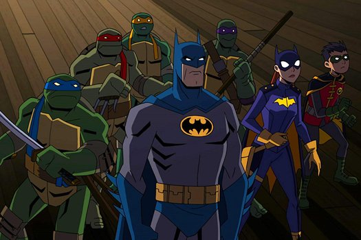 Batman vs Teenage Mutant Ninja Turtles blu-ray anmeldelse Batman vs Teenage Mutant Ninja Turtles blu-ray anmeldelse