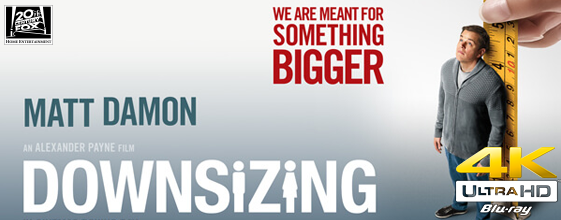 Downsizing UHD 4K blu-ray anmeldelse Downsizing UHD 4K blu-ray anmeldelse
