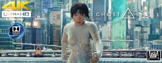 Ghost in the shell UHD 4K blu-ray anmeldelse Ghost in the shell UHD 4K blu-ray anmeldelse