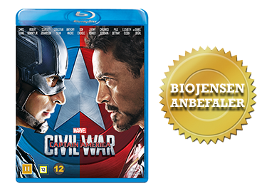 Captain America: Civil War blu-ray anmeldelse Captain America: Civil War blu-ray anmeldelse