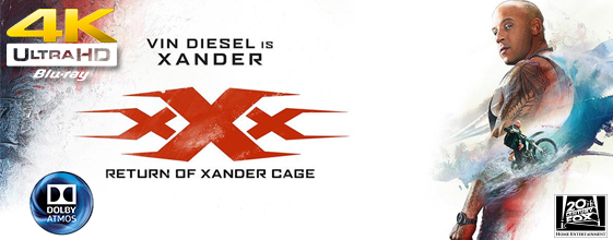 xXx: Return of Xander Cage UHD 4K blu-ray anmeldelse xXx: Return of Xander Cage UHD 4K blu-ray anmeldelse