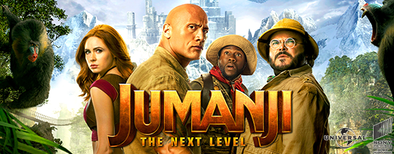 Jumanji: The Next Level blu-ray anmeldelse Jumanji: The Next Level blu-ray anmeldelse