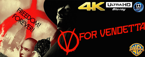 V for Vandetta UHD 4K blu-ray anmeldelse
V for Vandetta UHD 4K blu-ray anmeldelse
