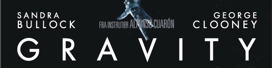 Gravity blu-ray anmeldelse Gravity blu-ray anmeldelse