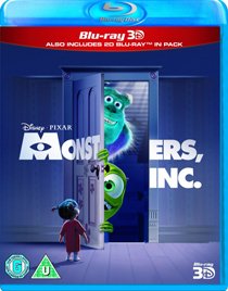 Monsters, Inc 3D Blu-ray anmeldelse Monsters, Inc 3D Blu-ray anmeldelse
