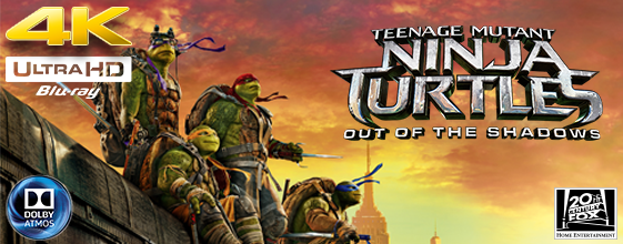 Teenage Mutant Ninja Turtles: Out of the Shadows UHD blu-ray anmeldelse Teenage Mutant Ninja Turtles: Out of the Shadows UHD blu-ray anmeldelse