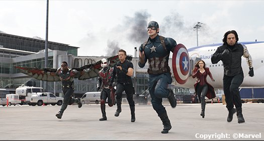 Captain America: Civil War blu-ray anmeldelse Captain America: Civil War blu-ray anmeldelse