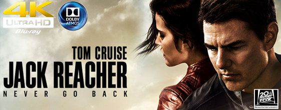 Jack Reacher: Never Go Back UHD 4K blu-ray anmeldelse Jack Reacher: Never Go Back UHD 4K blu-ray anmeldelse