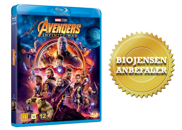Biler 3 blu-ray anmeldelse Avengers Infinity War Part 1 blu-ray anmeldelse
