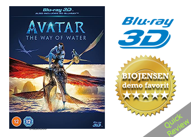 Ant-man and the Wasp 3D blu-ray anmeldelse Avatar the way of water 3D blu-ray