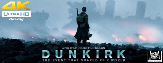 Dunkirk UHD 4K blu-ray anmeldelse Dunkirk UHD 4K blu-ray anmeldelse