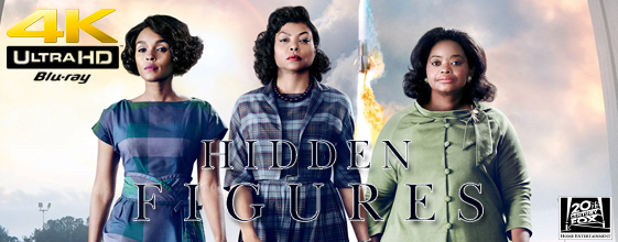Hidden Figures UHD 4K blu-ray anmeldelse Hidden Figures UHD 4K blu-ray anmeldelse