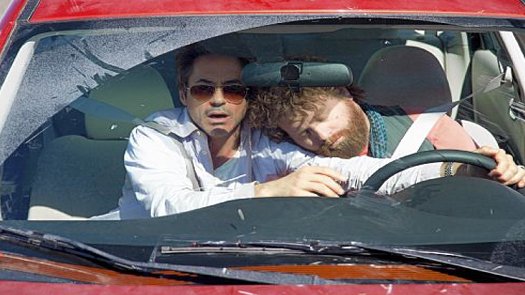 Due date med Zach Galifianakis og Robert Downey Due date med Robert Downey og Zach Galifianakis